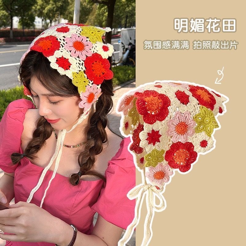 Headband Summer Knit - 2026 Lenço de Cabelo Feminino Coreano