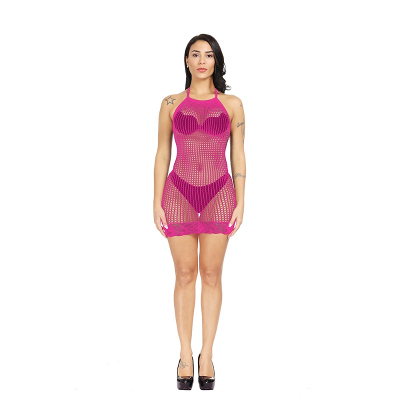 Vestido de Praia Sexy em Rede  - Cover Up Kaftan avaliação e preço